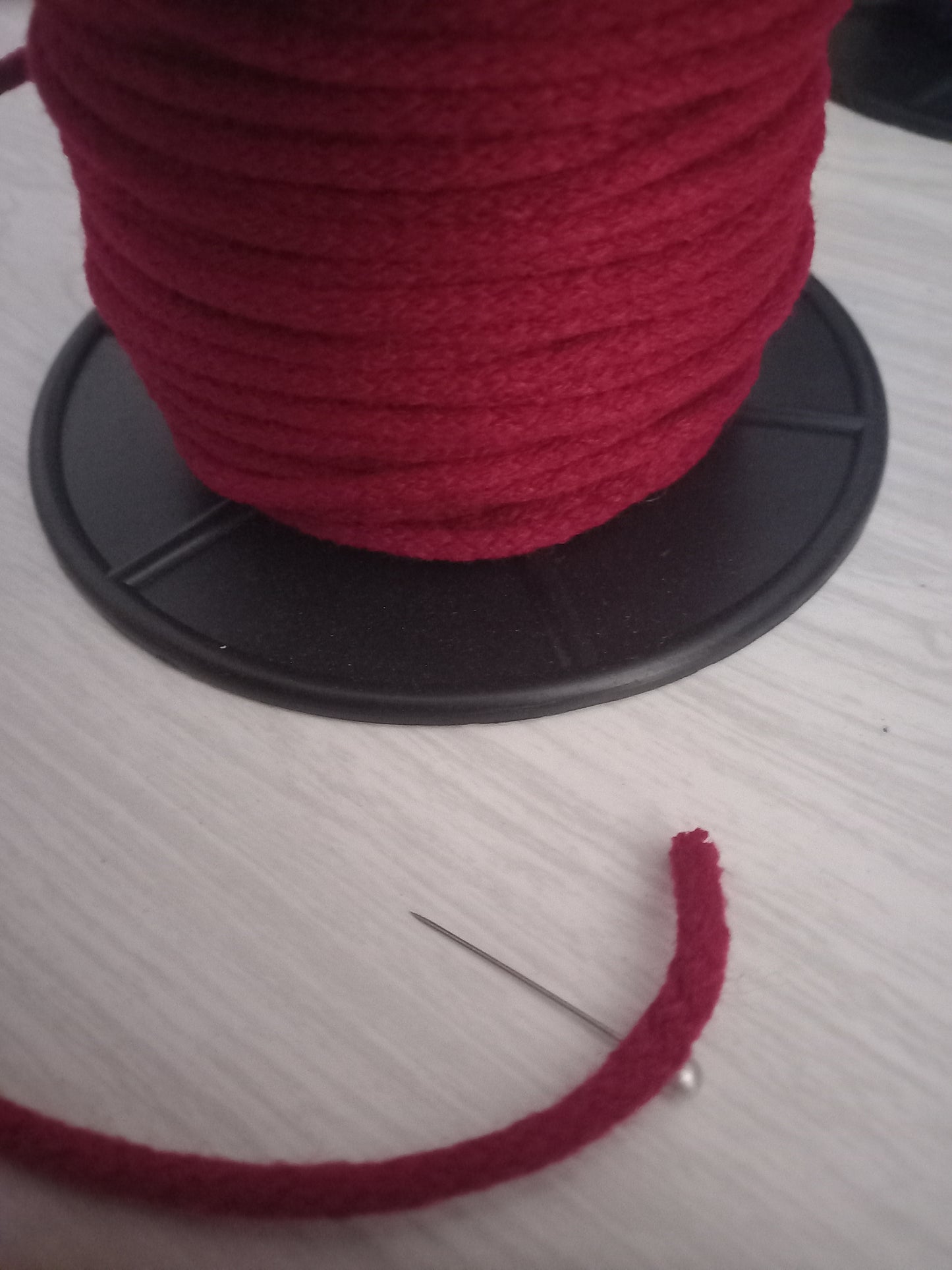 4mm Knitted Acrylic Cord - Rust