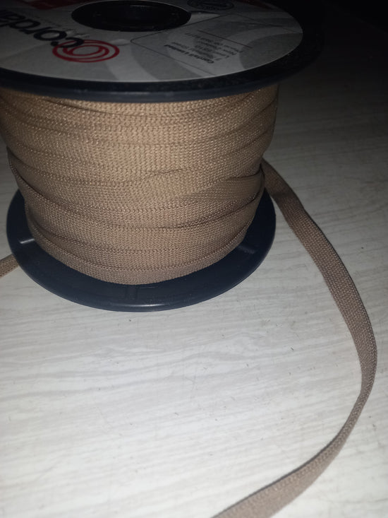10mm knitted Nylon hollow tape -possum