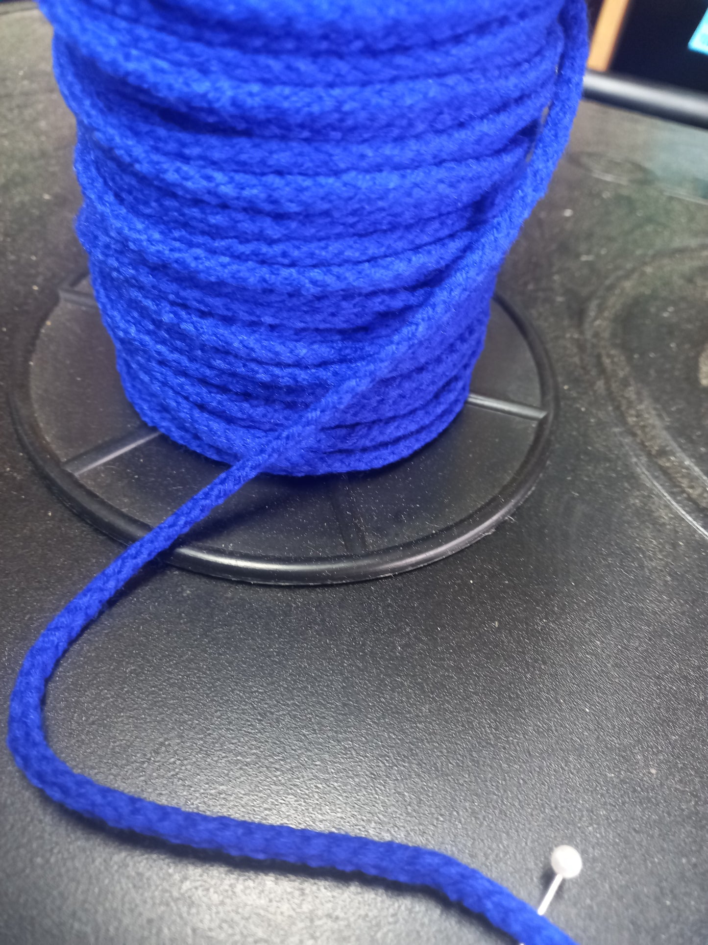 5mm Knitted Acrylic cord - Royal