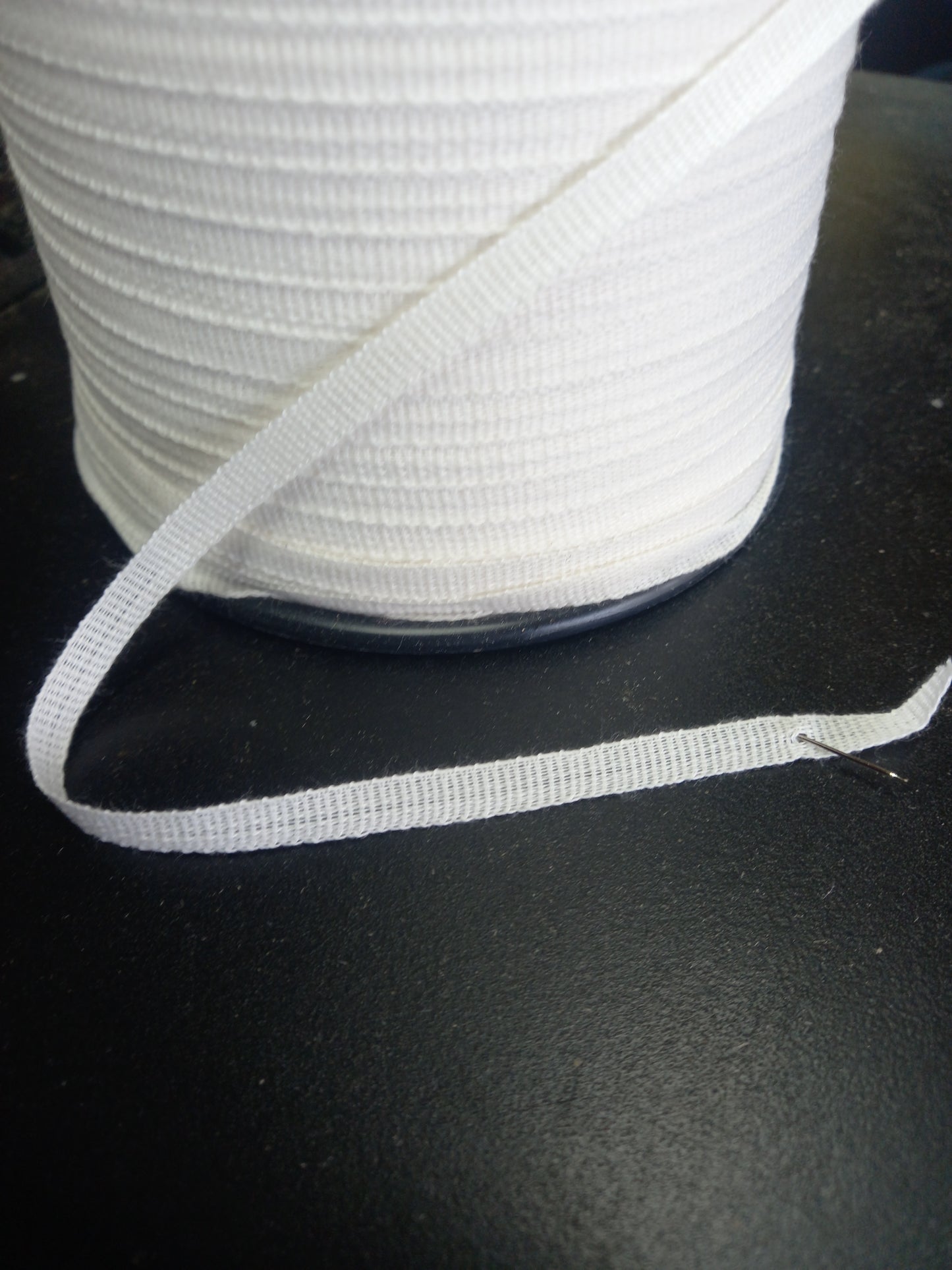 6mm Knitted Cotton Tape - Raw(Natural)