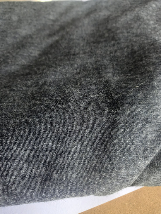 Charcoal 100% Merino - 1.15 metre remnant