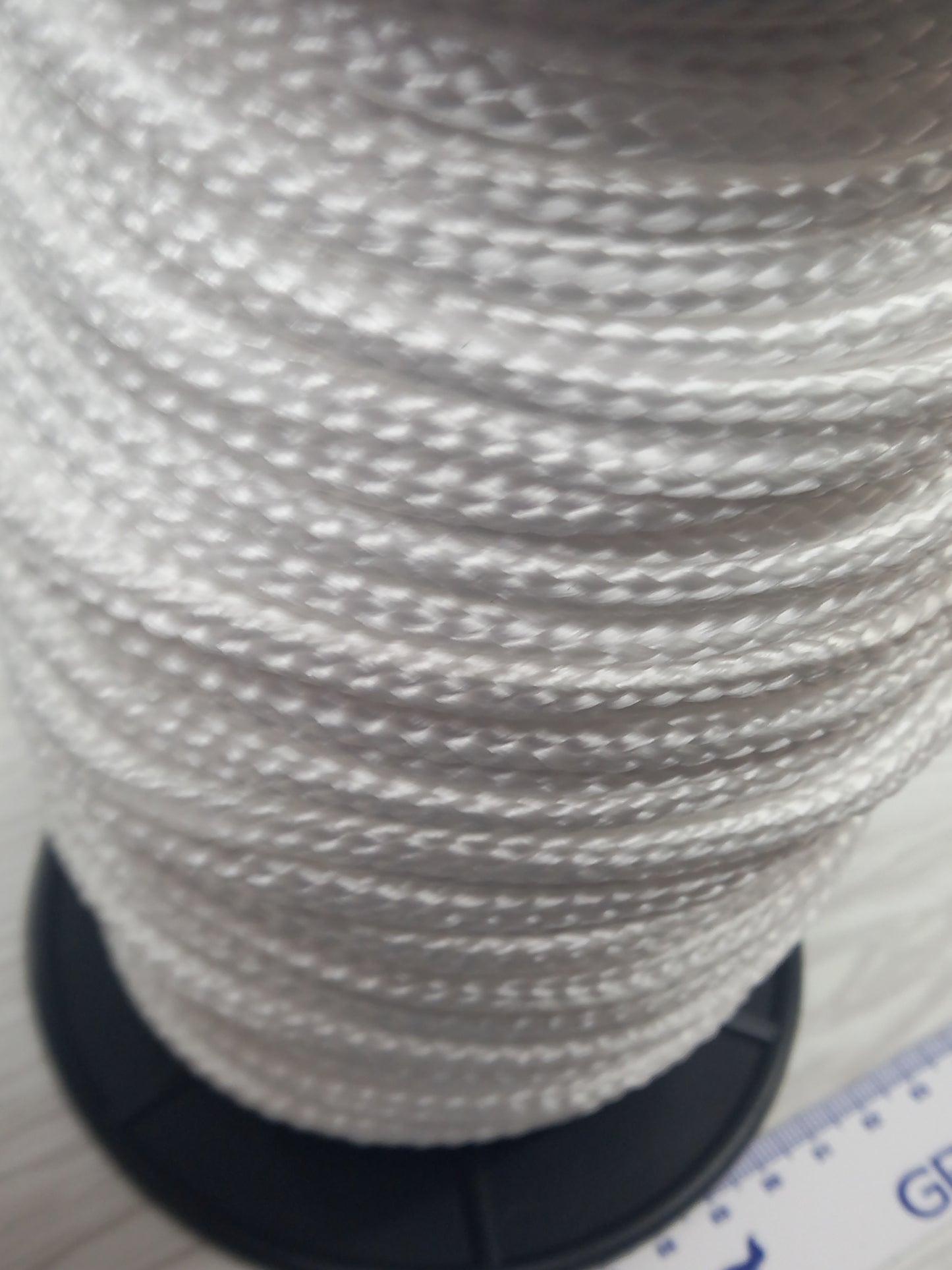 8mm Polypropylene Briaded Cord - White
