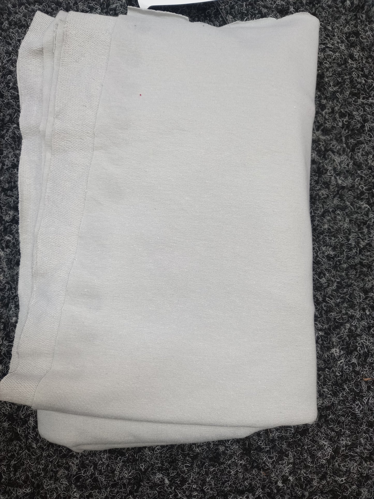 Cool Gray French terry - 1 metre remnant