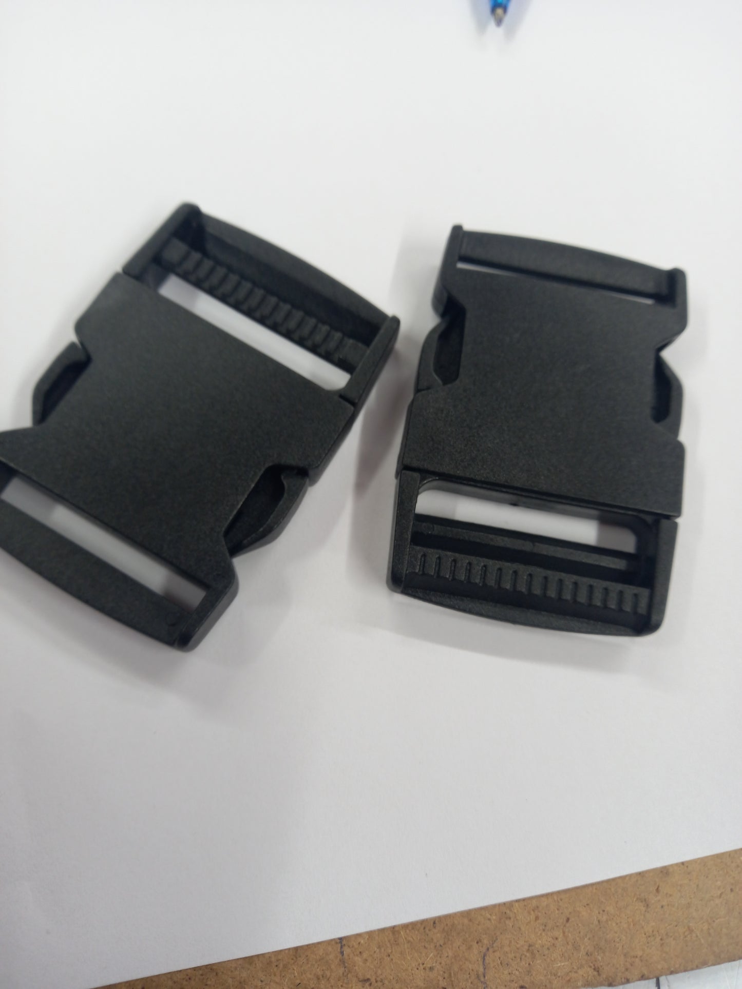38mm side release plastic clips for bag making