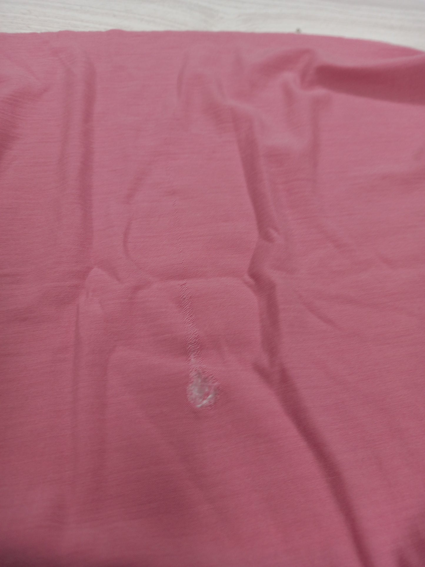 Rose 100% merino - 1.50 remnant - small hole near edge - photgraphed