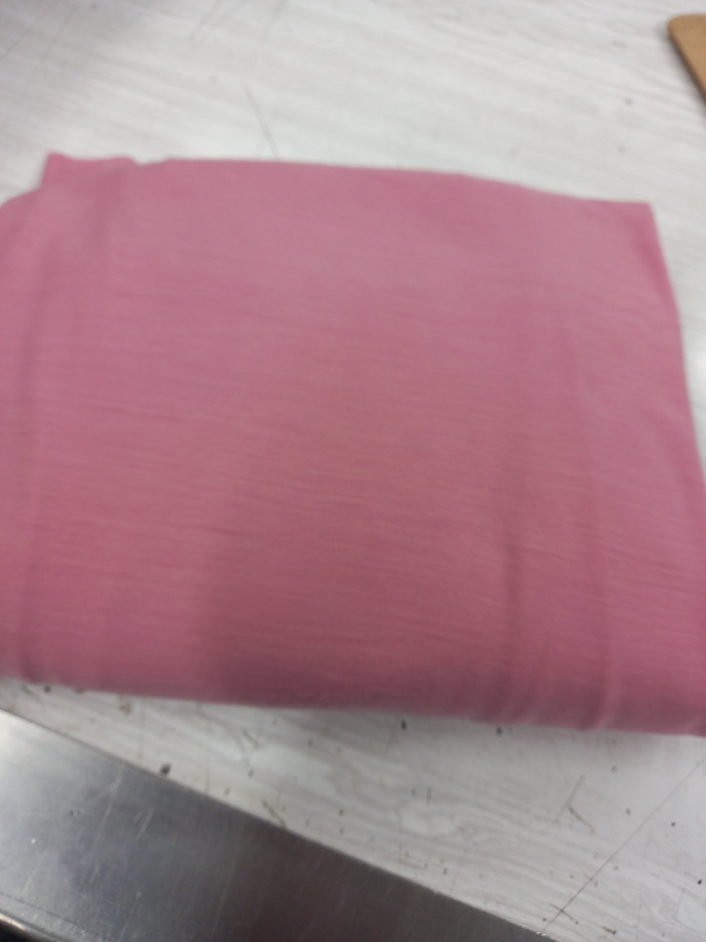 Rose 100% merino - 1.50 remnant - small hole near edge - photgraphed