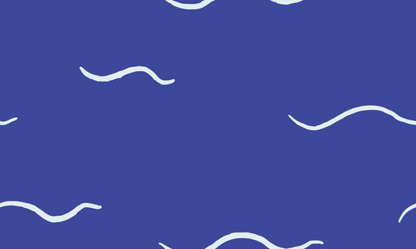 2  inch Blue Waves deep  Whale of a Time - Ashleigh Fish - Custom Pre Order