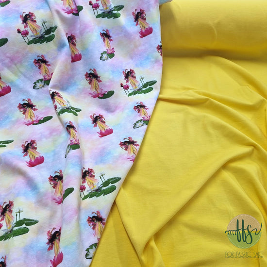 Yellow -ORGANIC Cotton Spandex- 200g