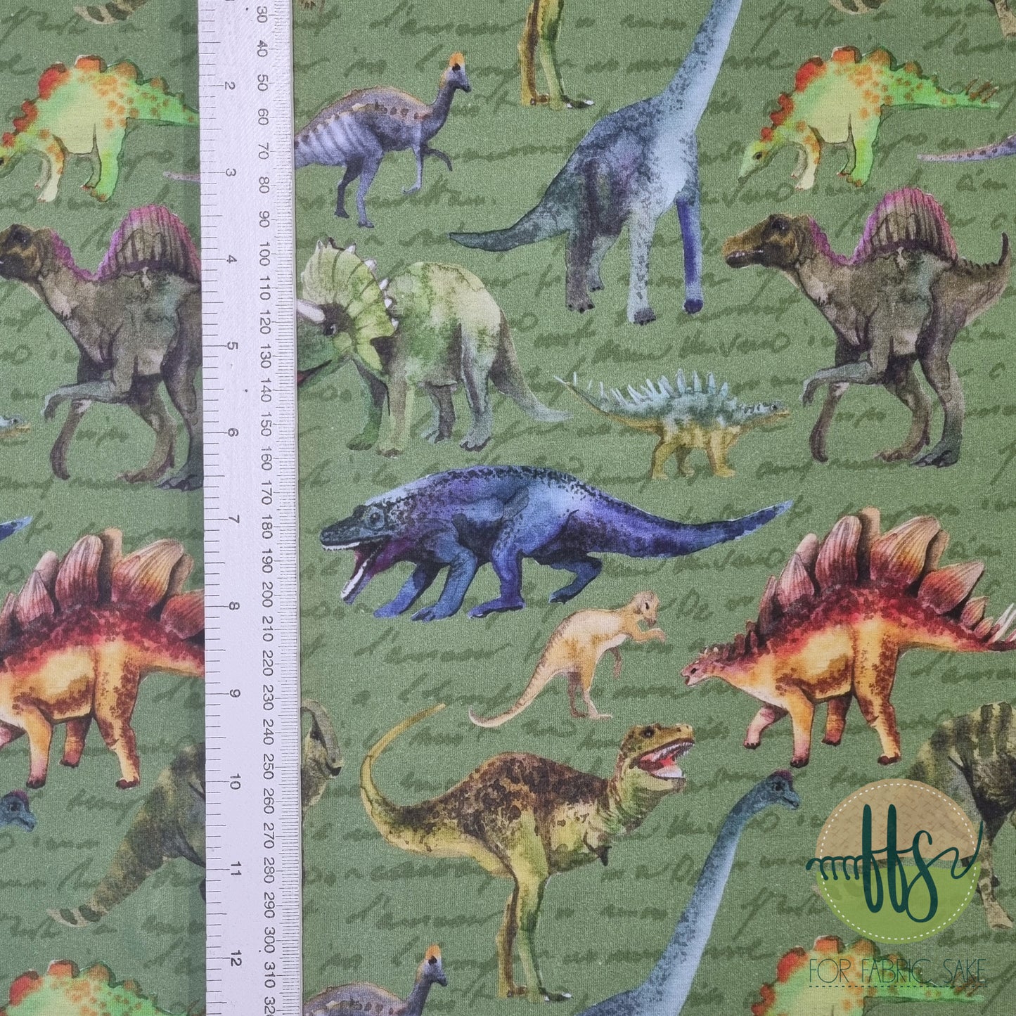 Dinos - Cotton Spandex - Exclusive design-230g