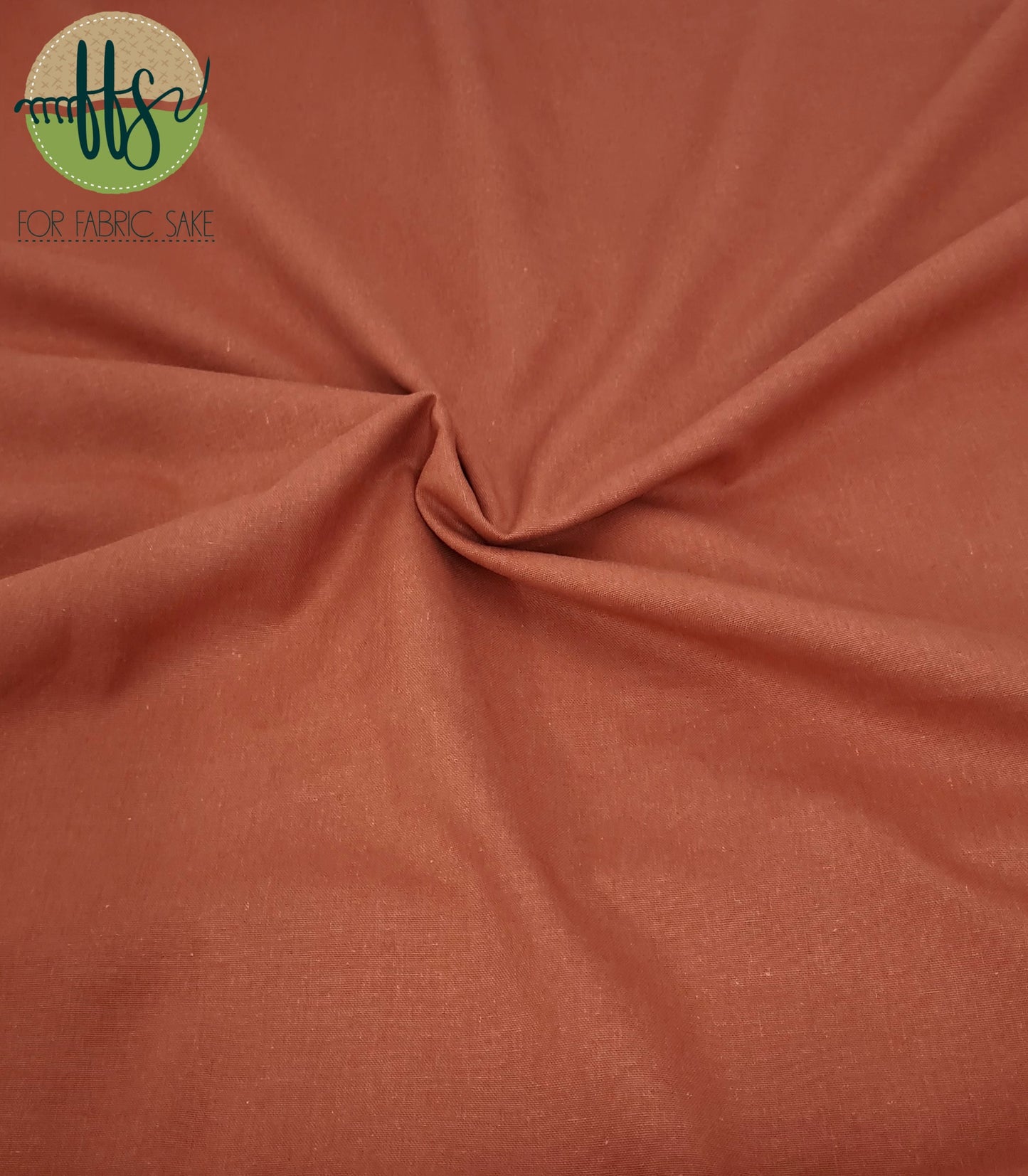 Burnt Orange - 100% Linen-165g