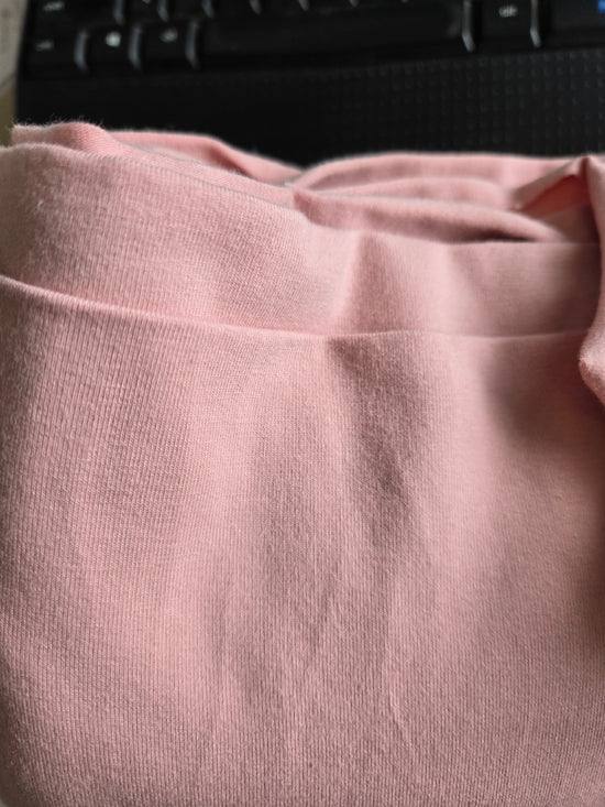 Dusty Pink - ORGANIC Cotton Spandex-230g -1.10cm remnant