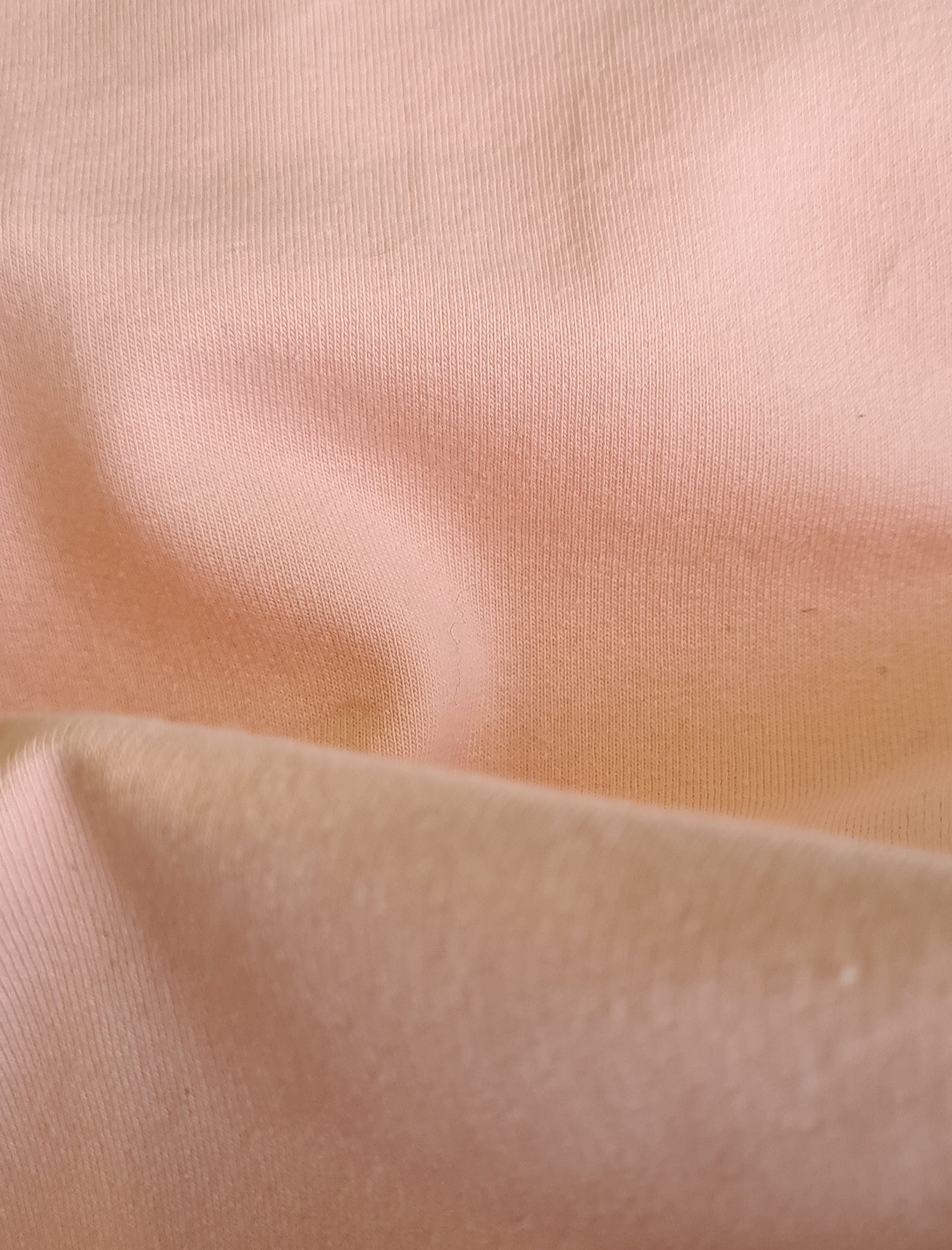 Light Peach  Brushed Cotton French Terry