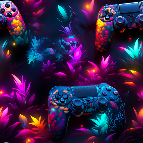Neon Play Controllers  -EXCLUSIVE  - Custom Pre-order