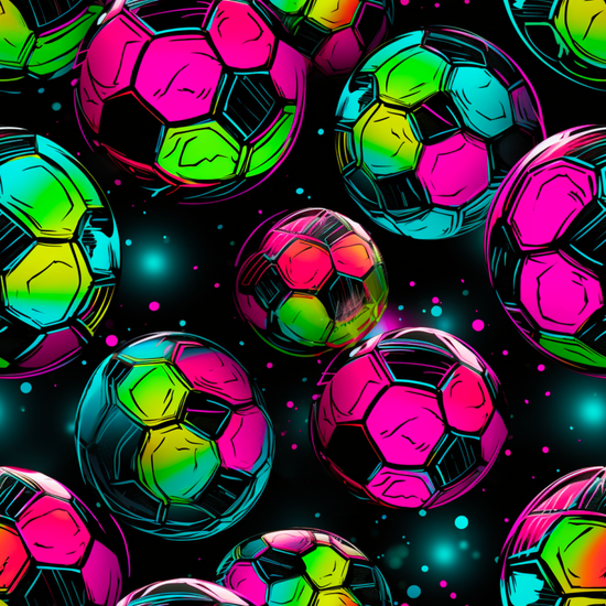 Neon Soccer Balls - Custom Pre-order
