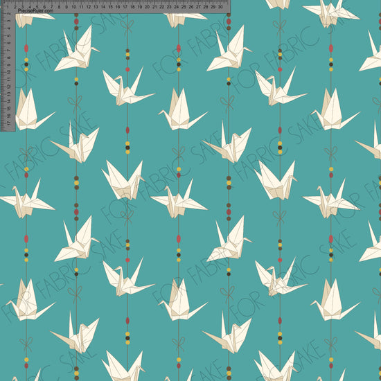 Load image into Gallery viewer, Origami  design  - Cotton French Terry-1 Metre PIECE
