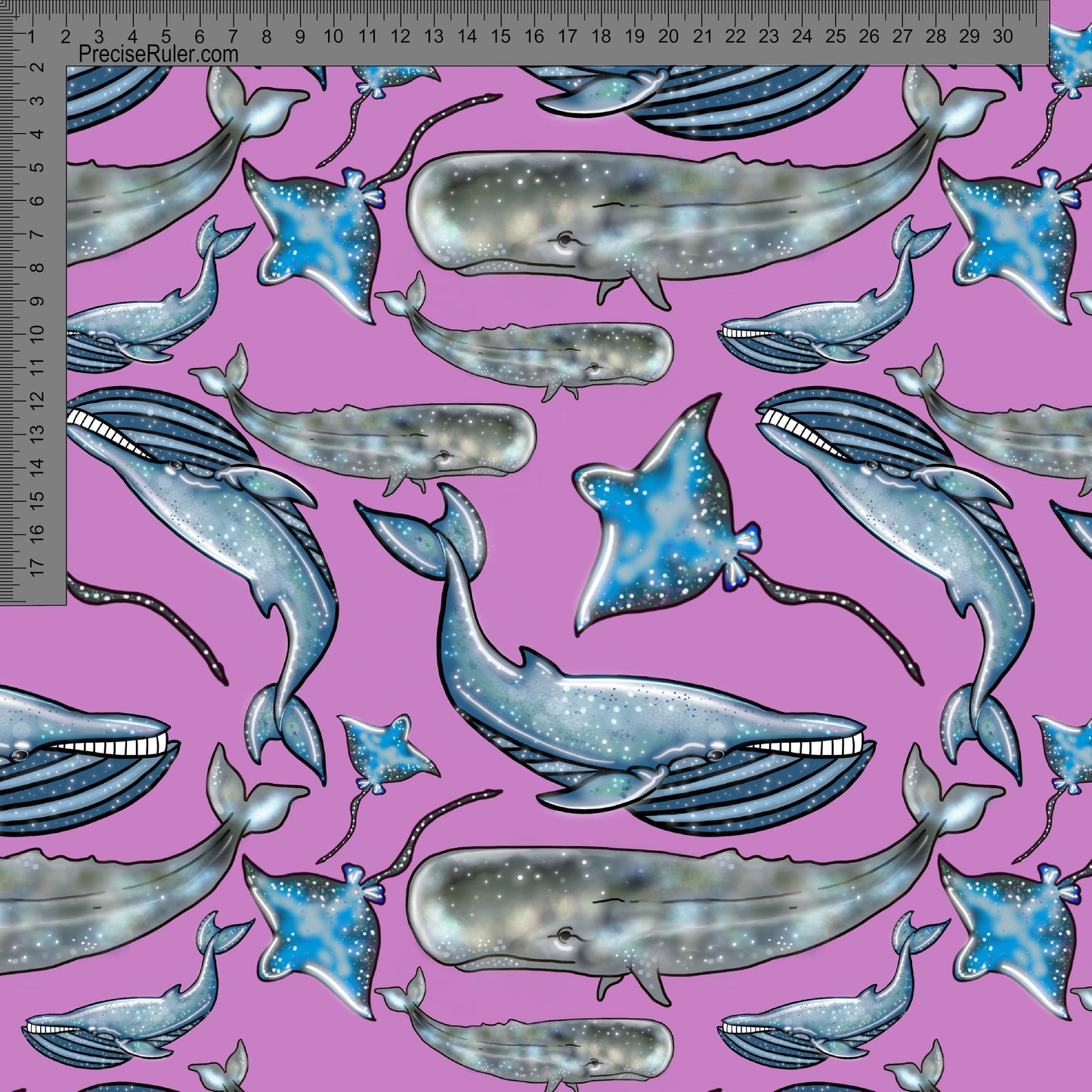 Pink Whale- Sarah McAlpine Art- Custom Pre Order