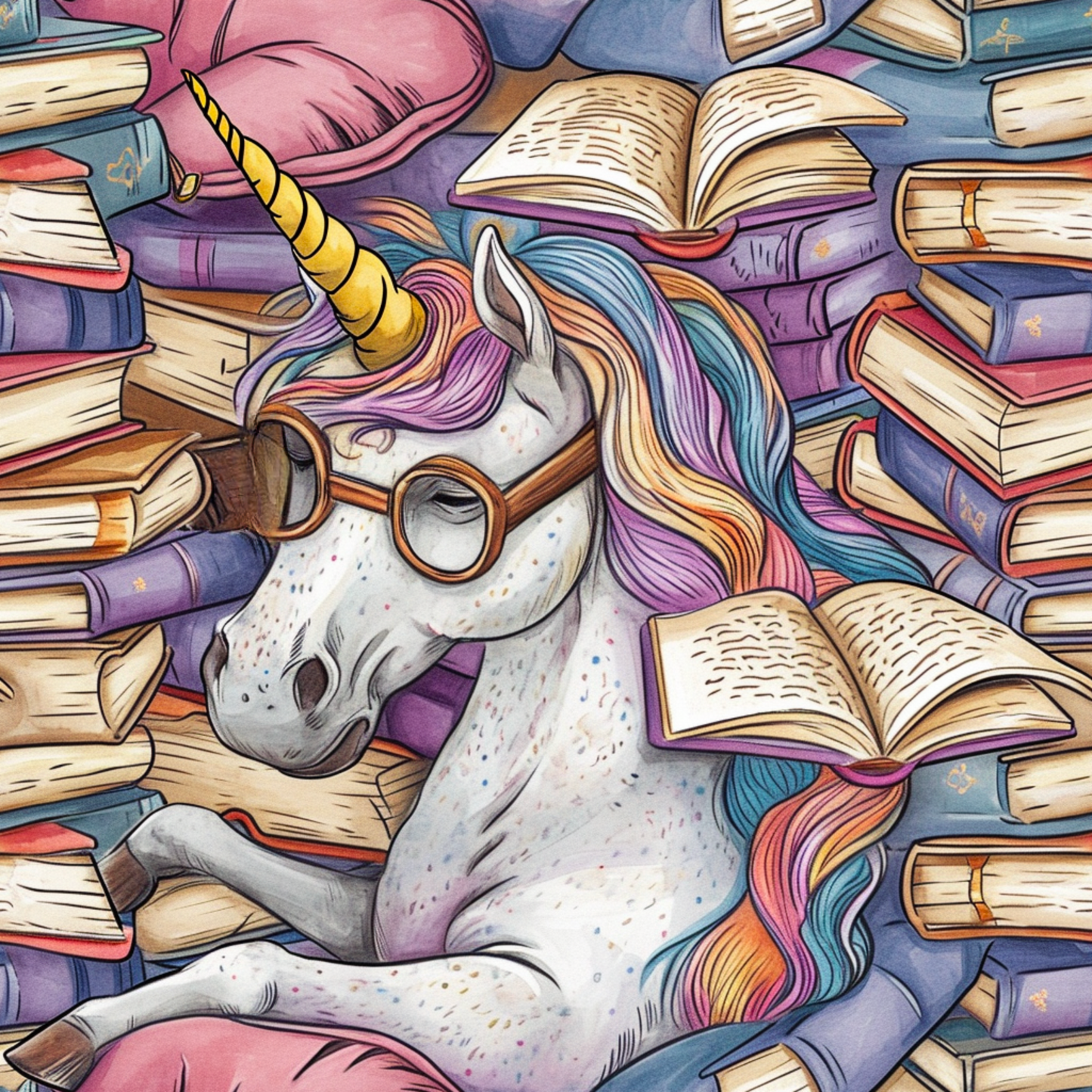 Reading Unicorns     - Custom Pre-order
