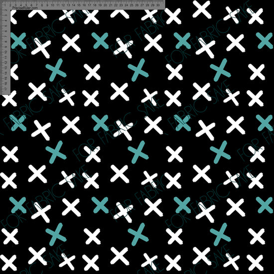 Load image into Gallery viewer, Teal Crosses   - PRE ORDER
