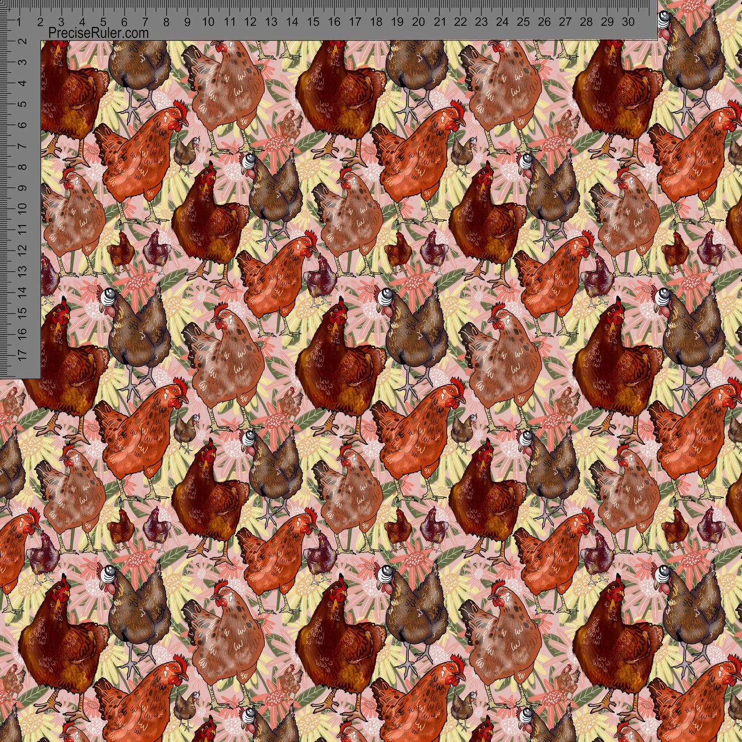 Load image into Gallery viewer, A Spring in the chooks pen - Sarah McAlpine Art- Custom Pre Order
