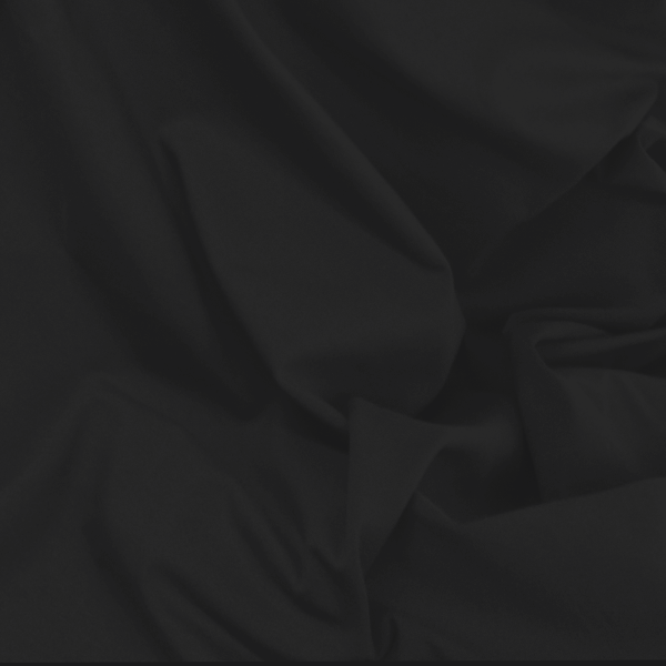 Black -  Cotton Spandex-210g  -   1 meter Piece