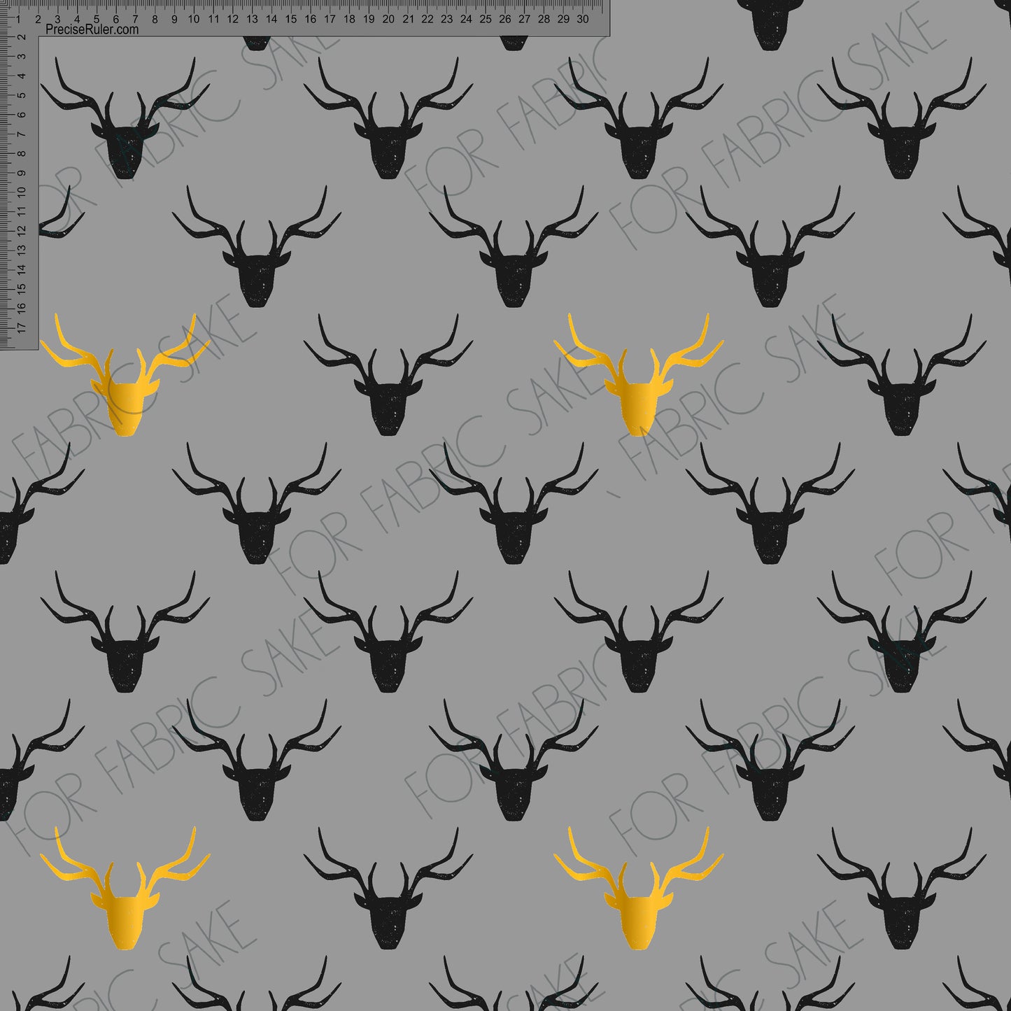 Load image into Gallery viewer, Black and gold deerheads - PRE ORDER
