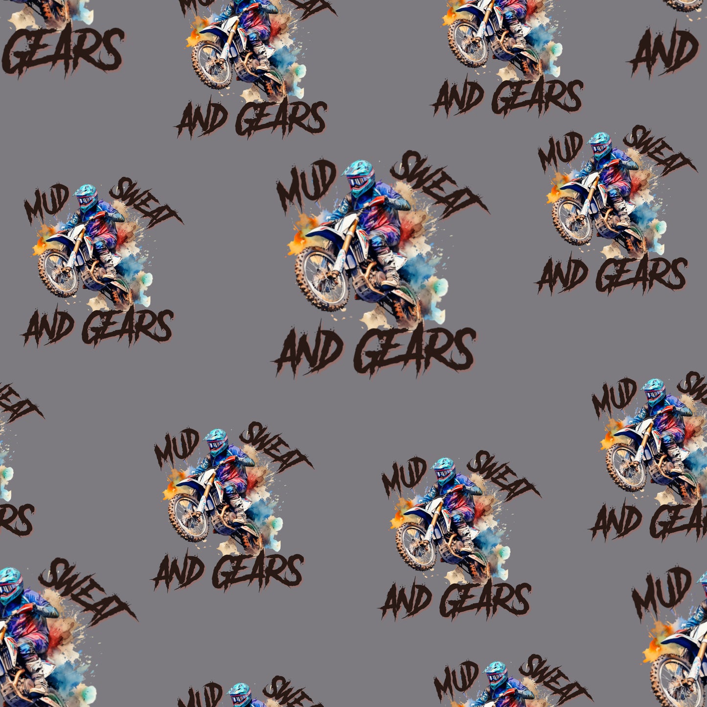 Mud Sweat Gears     - Custom Print