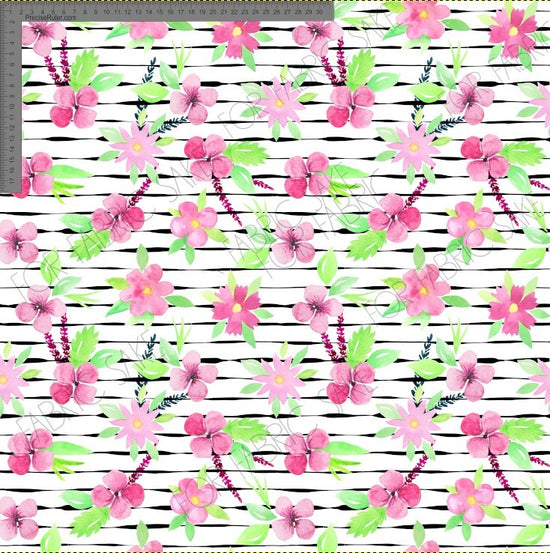 Pink Bloom with stripe- EXCLUSIVE-Custom Pre-order