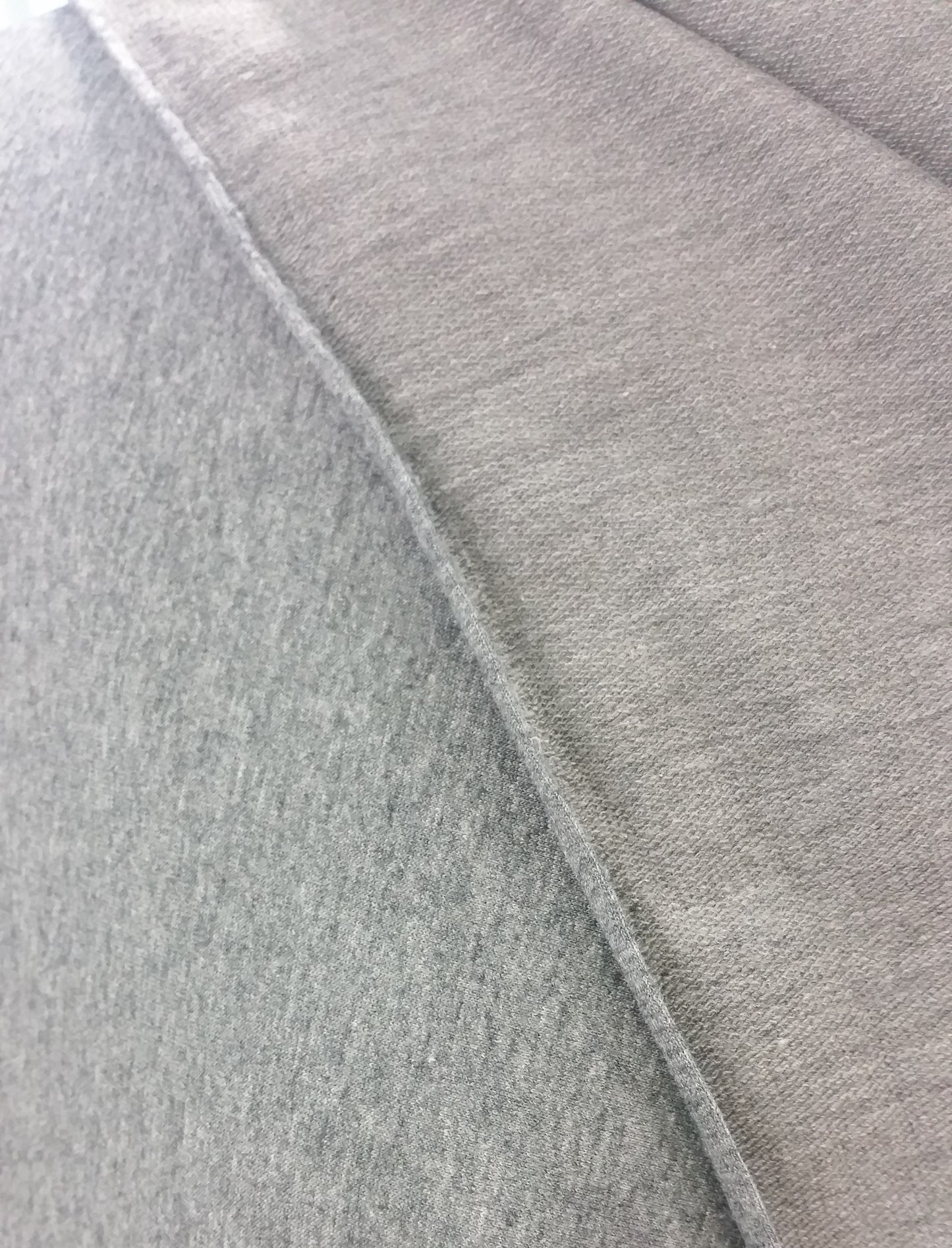 Grey Marl- Cotton French Terry