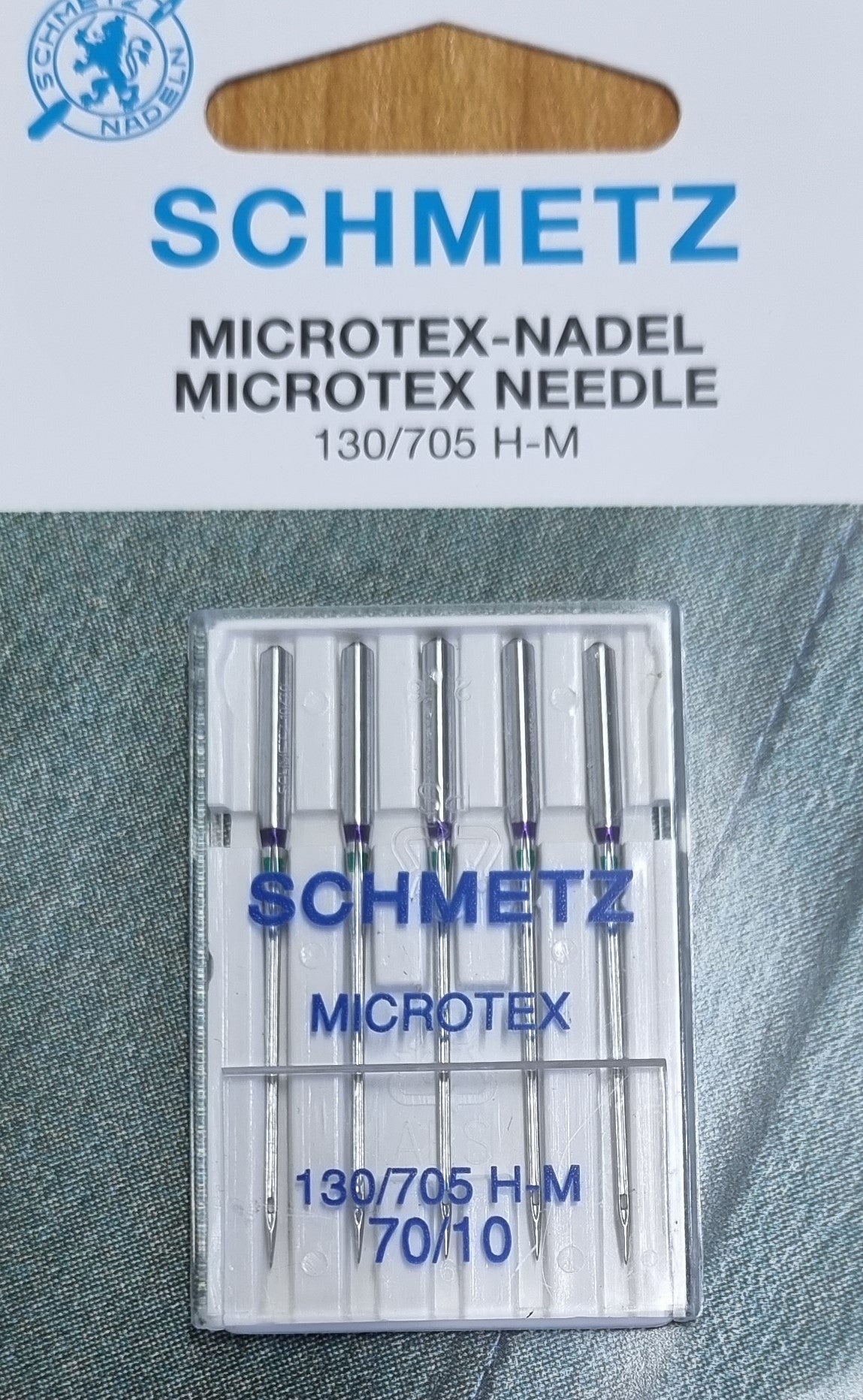 Sharp/Microtex sewing machine needles -Schmetz 70/12