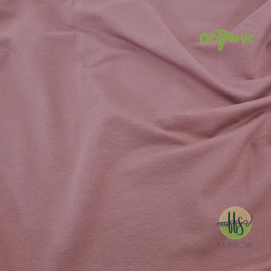 Orchid Rose- ORGANIC Cotton French Terry
