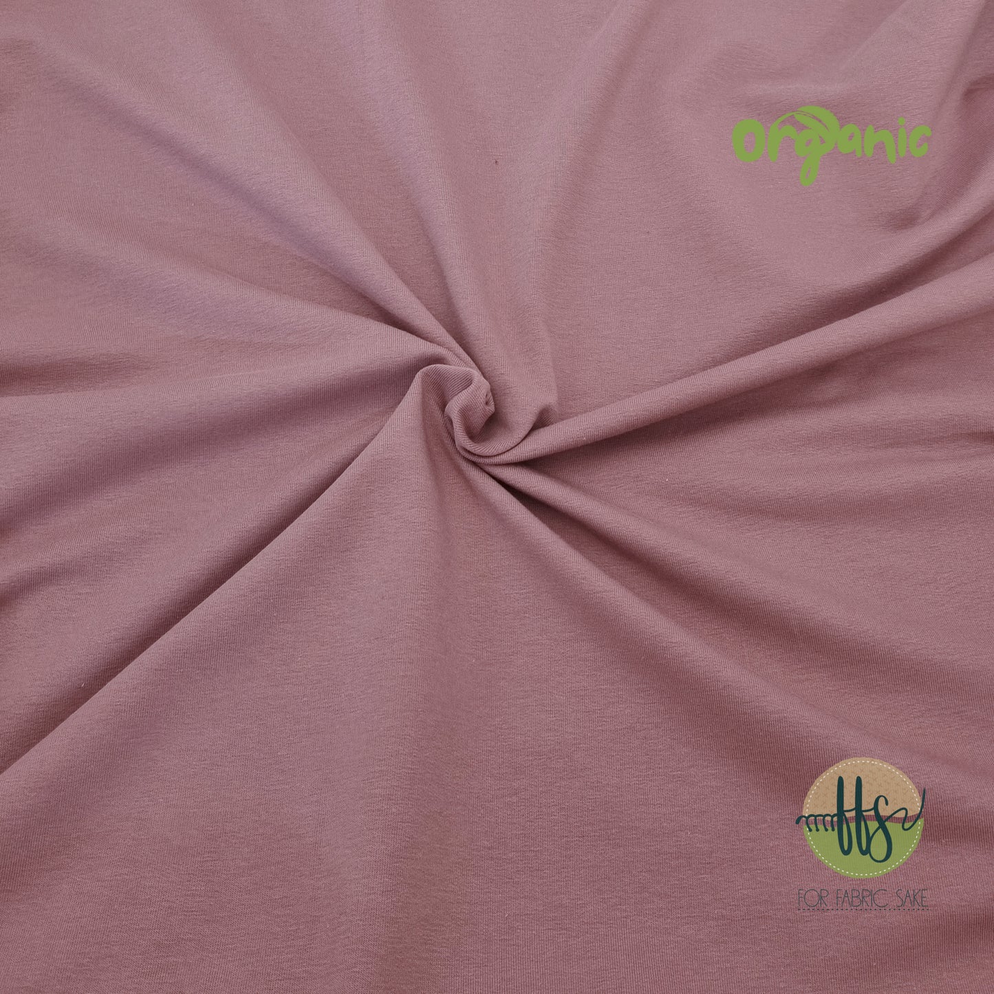 Orchid Rose- ORGANIC Cotton French Terry