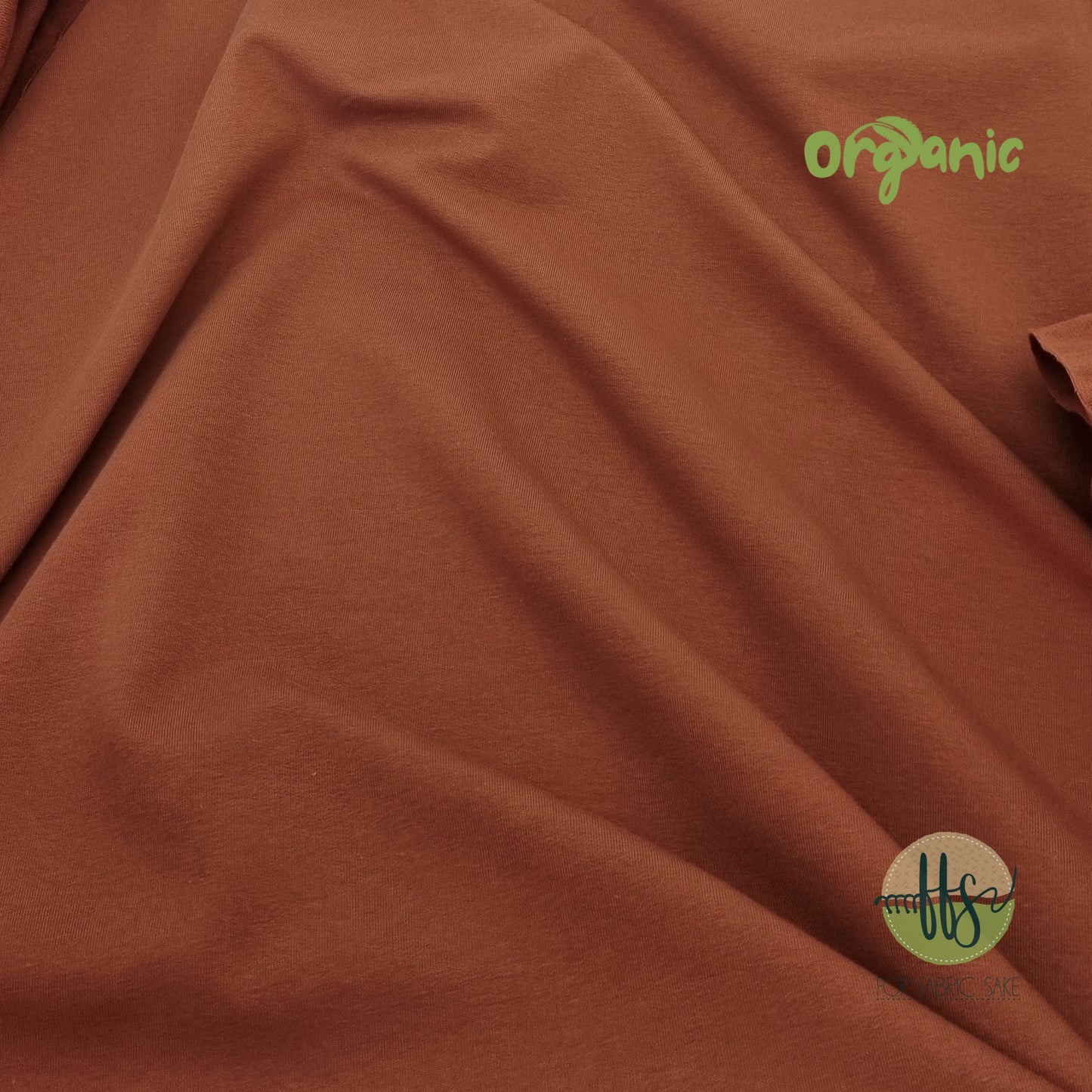 Rust- ORGANIC Cotton French Terry