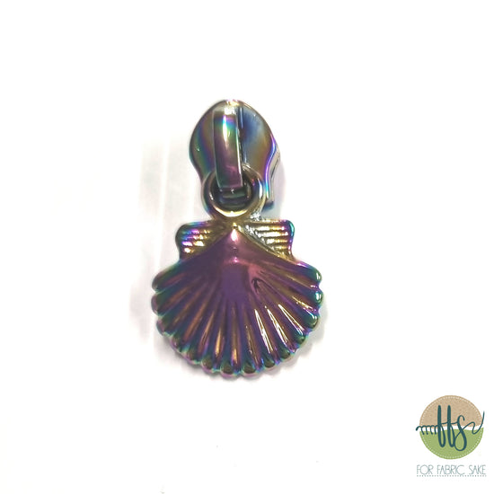 Shell Color Zipper Design Shell Rainbow Zipper pull – Forfabricsake