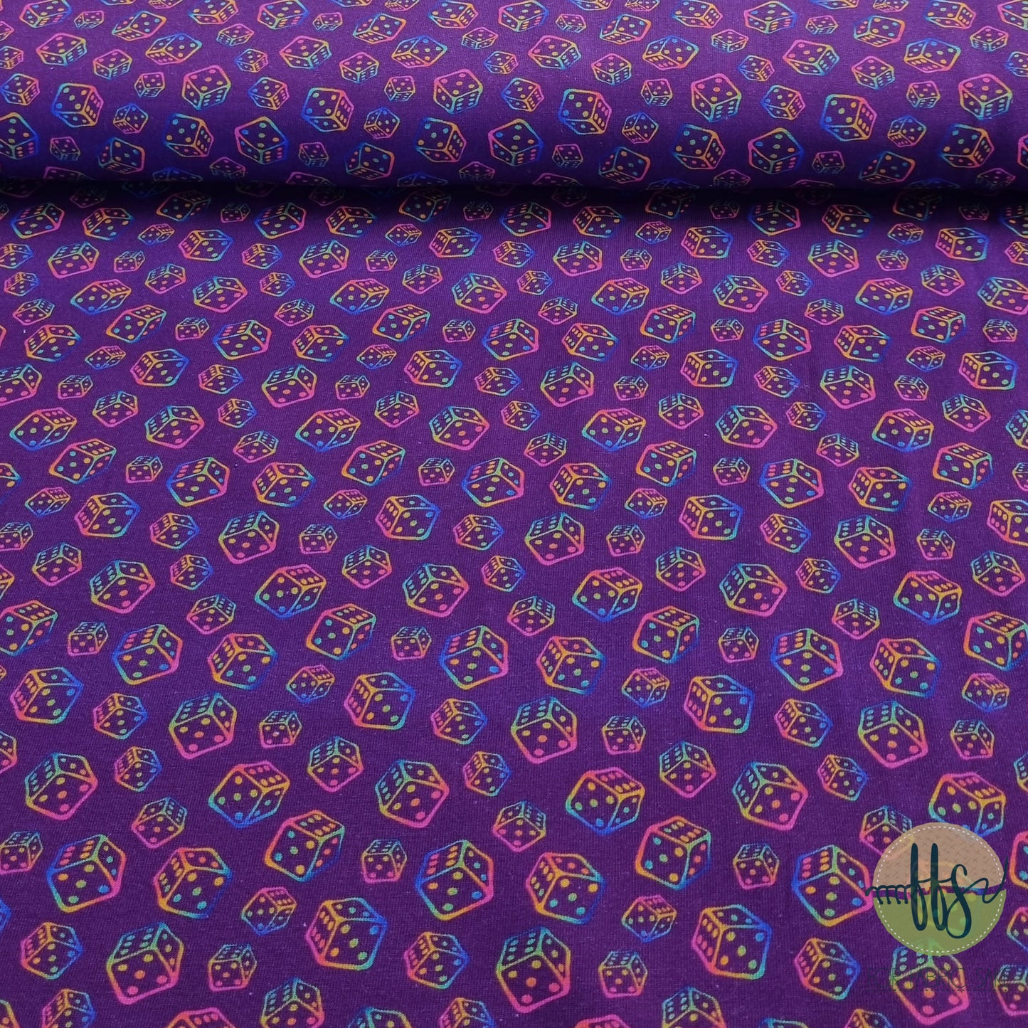 Roll the dice- Cotton Spandex 215g