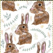 Bunnies - Sarah McAlpine Art- Custom Pre Order