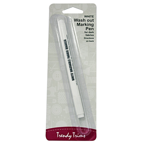Wash out Marker pen-White – Forfabricsake - Main Image
