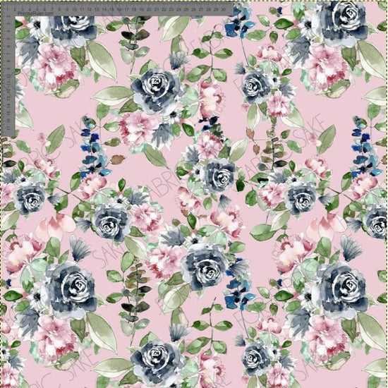 Indigo Garden Bouquet Blush- Indigo Flow Collection - Custom Pre Order