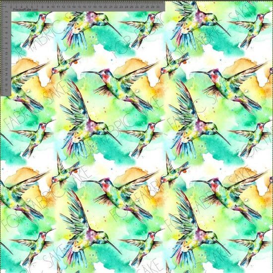 Hummingbird Splash- Fiona Clarke Design- Custom Pre Order