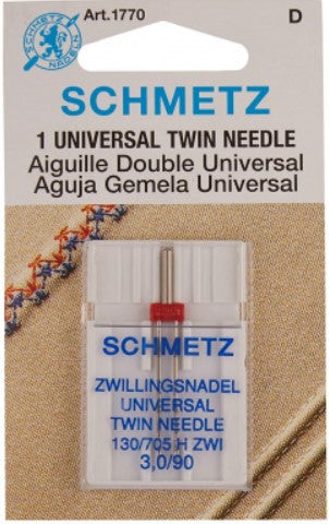 Twin Machine Needles – Universal -Schmetz 3.00/90