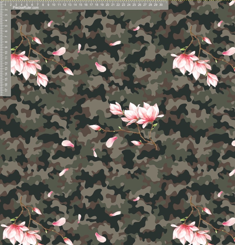 Camo and floral leaves - EXCLUSIVE- Custom Pre-order