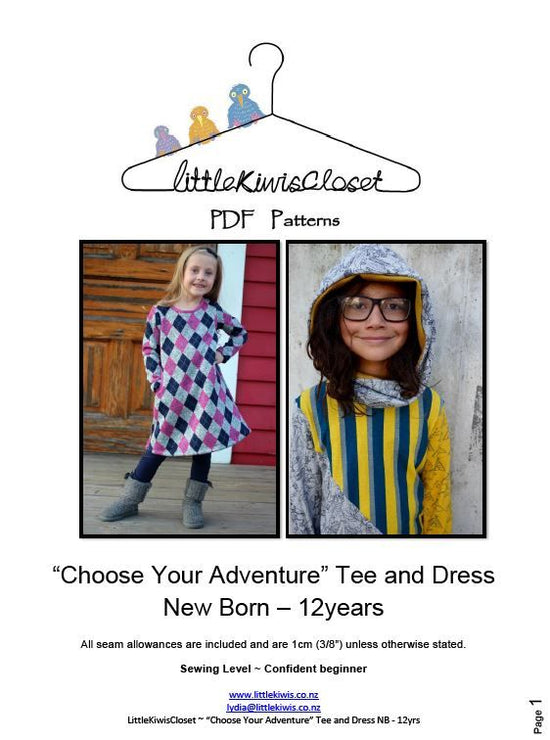 Choose Your adventure-NB -12Yrs - Little Kiwis Closet