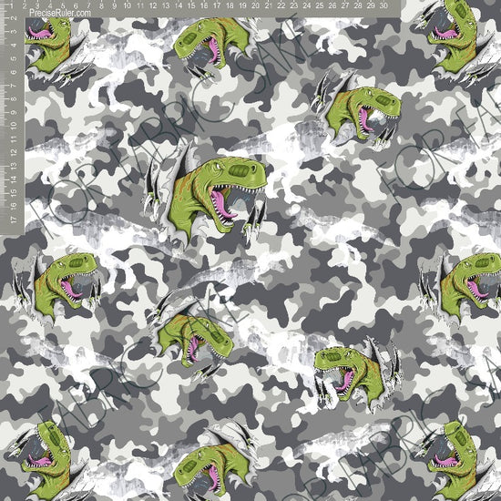 Load image into Gallery viewer, Dino on Camo- EXCLUSIVE - Custom Pre-order
