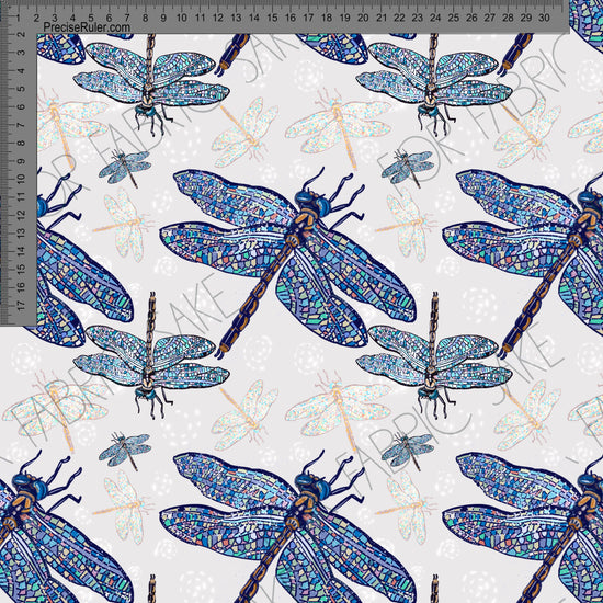 Load image into Gallery viewer, Dragonflies on grey - Sarah McAlpine Art- Custom Pre Order

