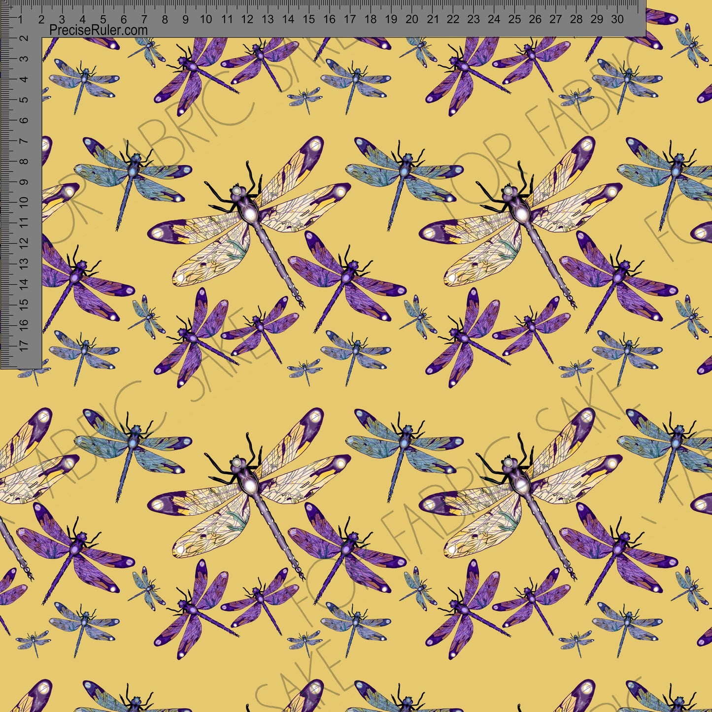 Dragonfly on mustard - Sarah McAlpine Art- Custom Pre Order