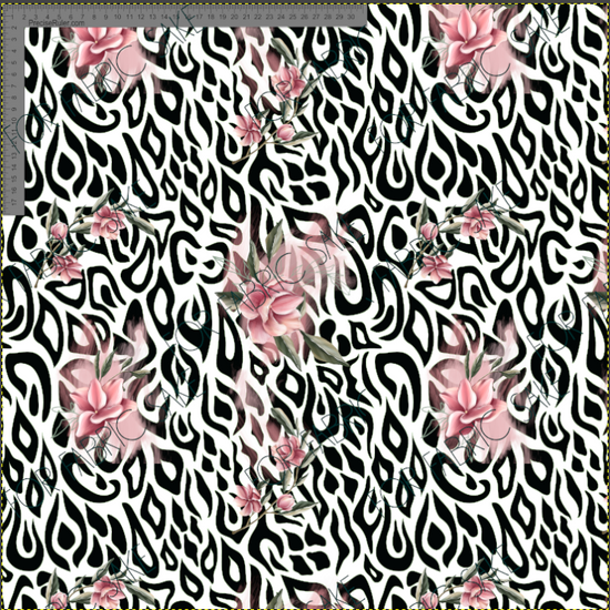 Leopard Print with Magnolias- EXCLUSIVE- Custom Pre-order