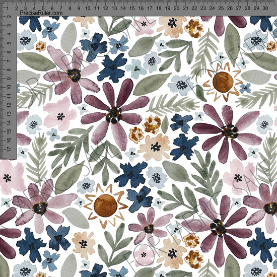 Load image into Gallery viewer, Plum Floral- Wolf &amp;amp; Rabbit Design - Custom Pre-order
