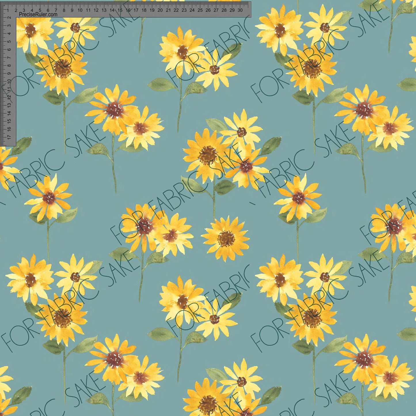 Load image into Gallery viewer, Sunflowers on dusty mint - Ashleigh Fish - Custom Pre Order
