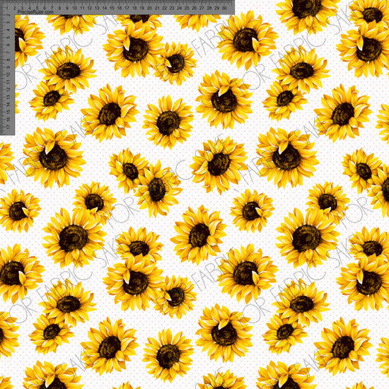 Sunflowers on white- Custom Pre-order